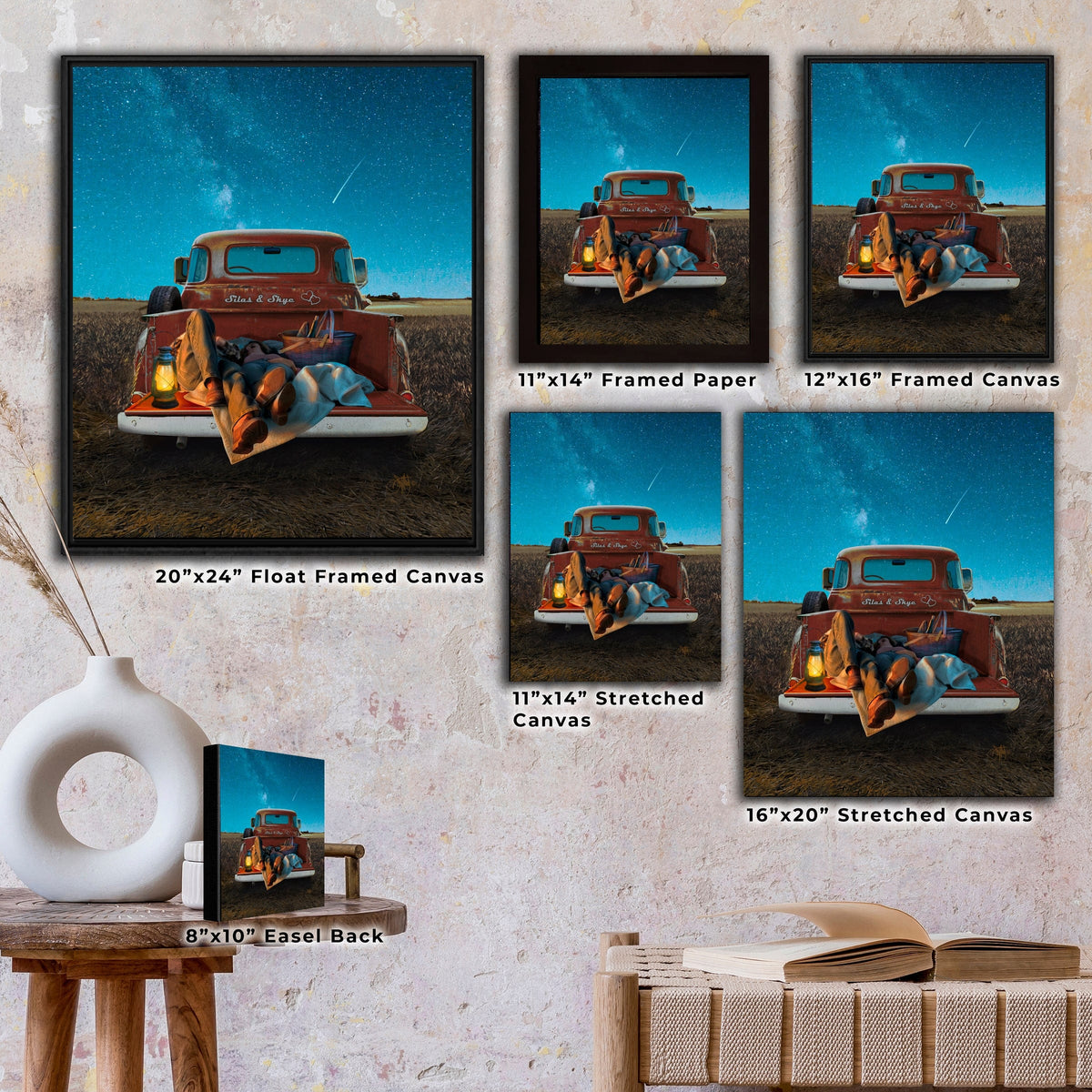 Personal-Prints art Stargazers | Personalized 1954 Chevy