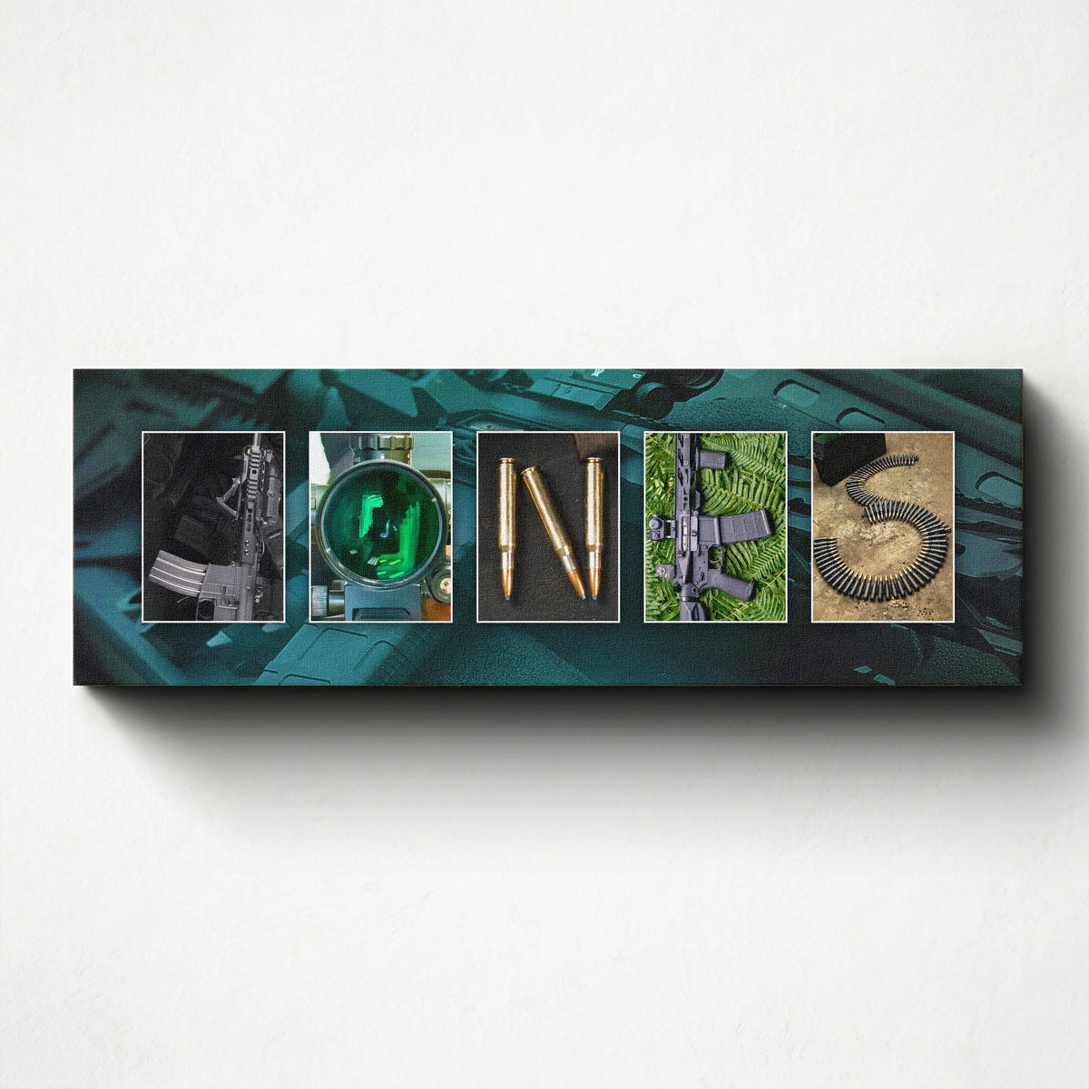 Personal-Prints art Tactical Shooting Name Art