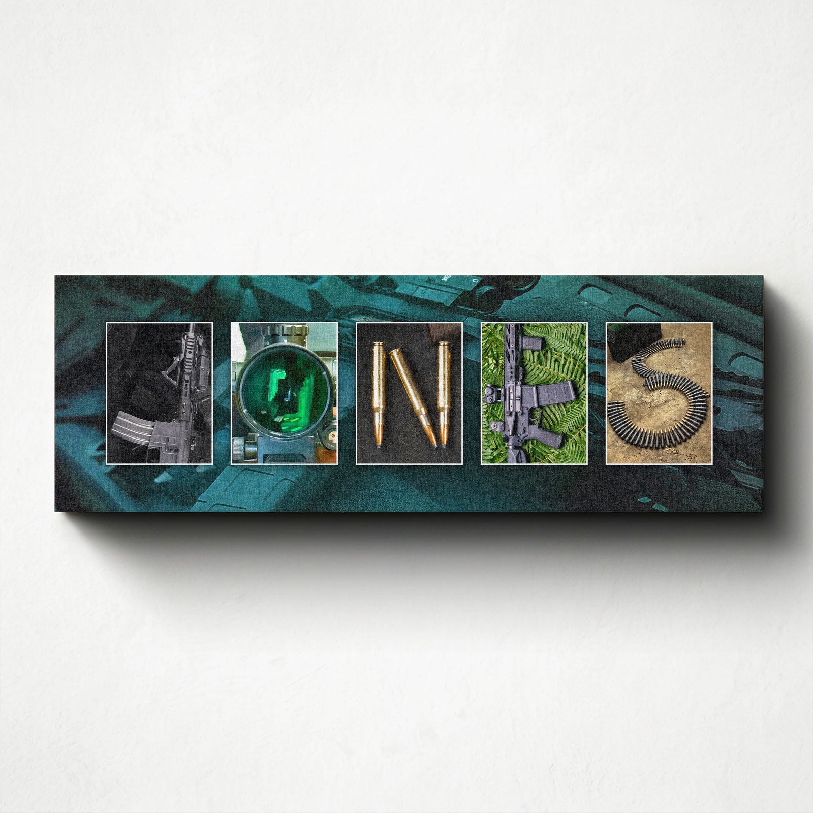 Personal-Prints art Tactical Shooting Name Art