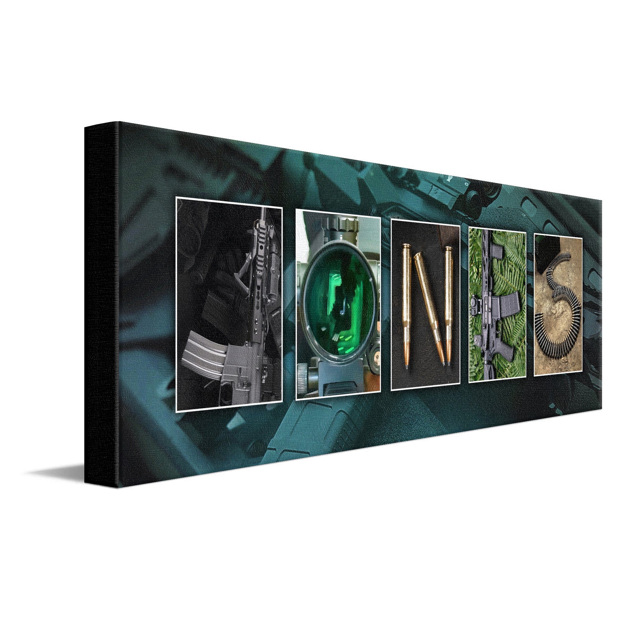 Tactical Shooting Name Art | Customized Gun Gifts from Personal Prints ...
