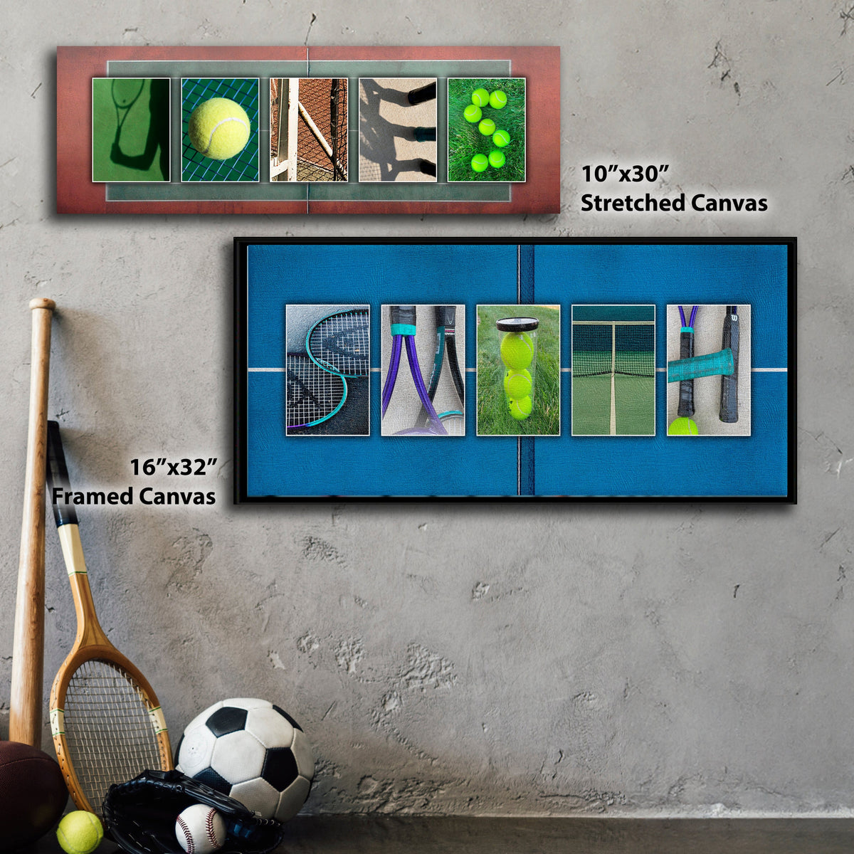 Personal-Prints art Tennis Name Art Print