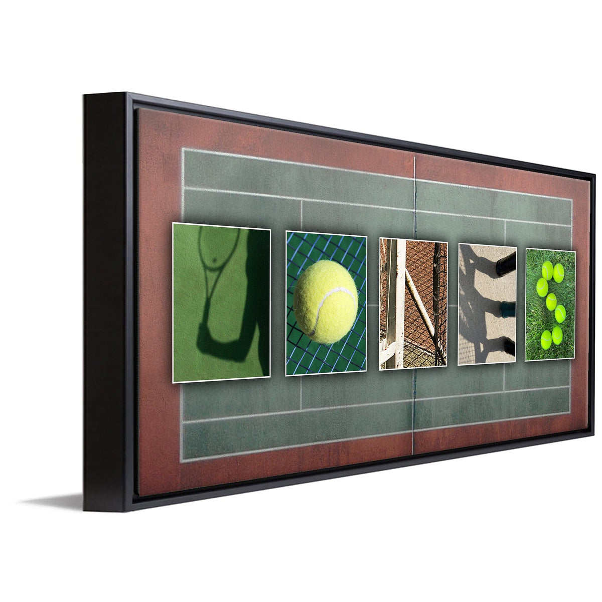 Personal-Prints art 16&quot;x32&quot; Float Framed Canvas Tennis Name Art Print