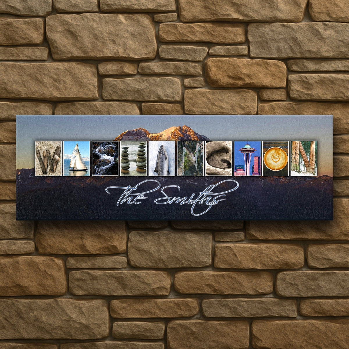 Personal-Prints art WASHINGTON - State Name Art