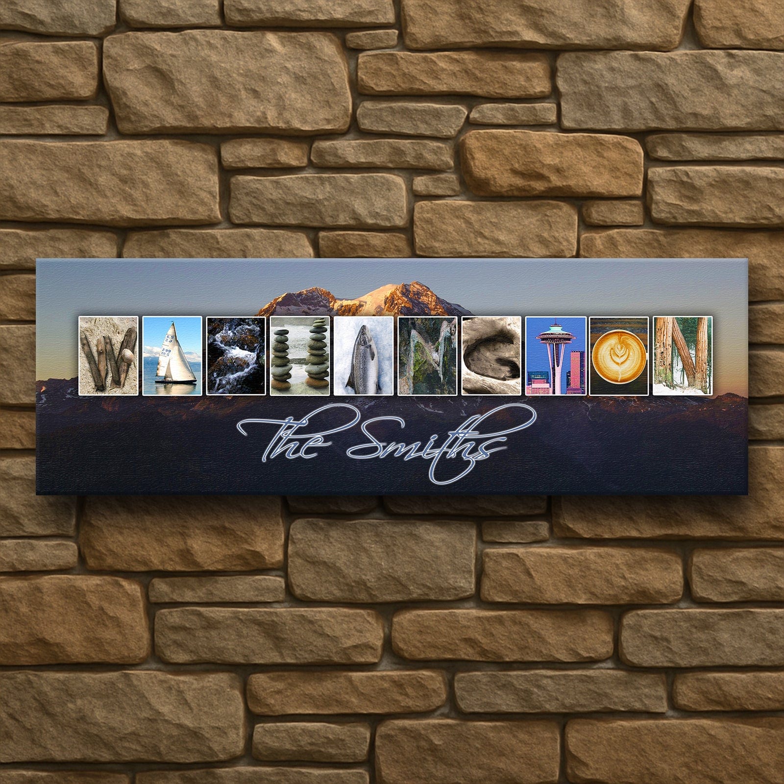Personal-Prints art WASHINGTON - State Name Art