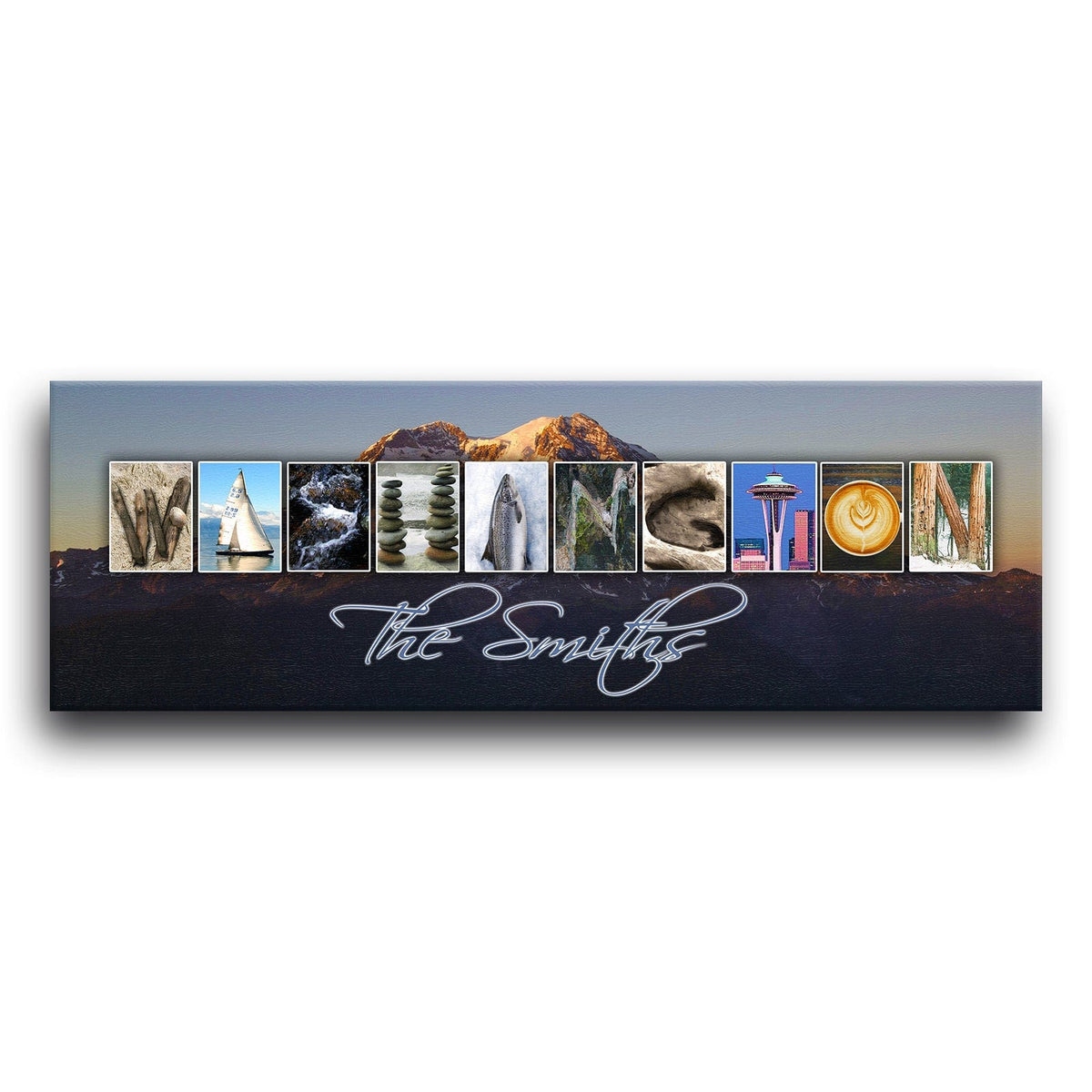 Personal-Prints art WASHINGTON - State Name Art