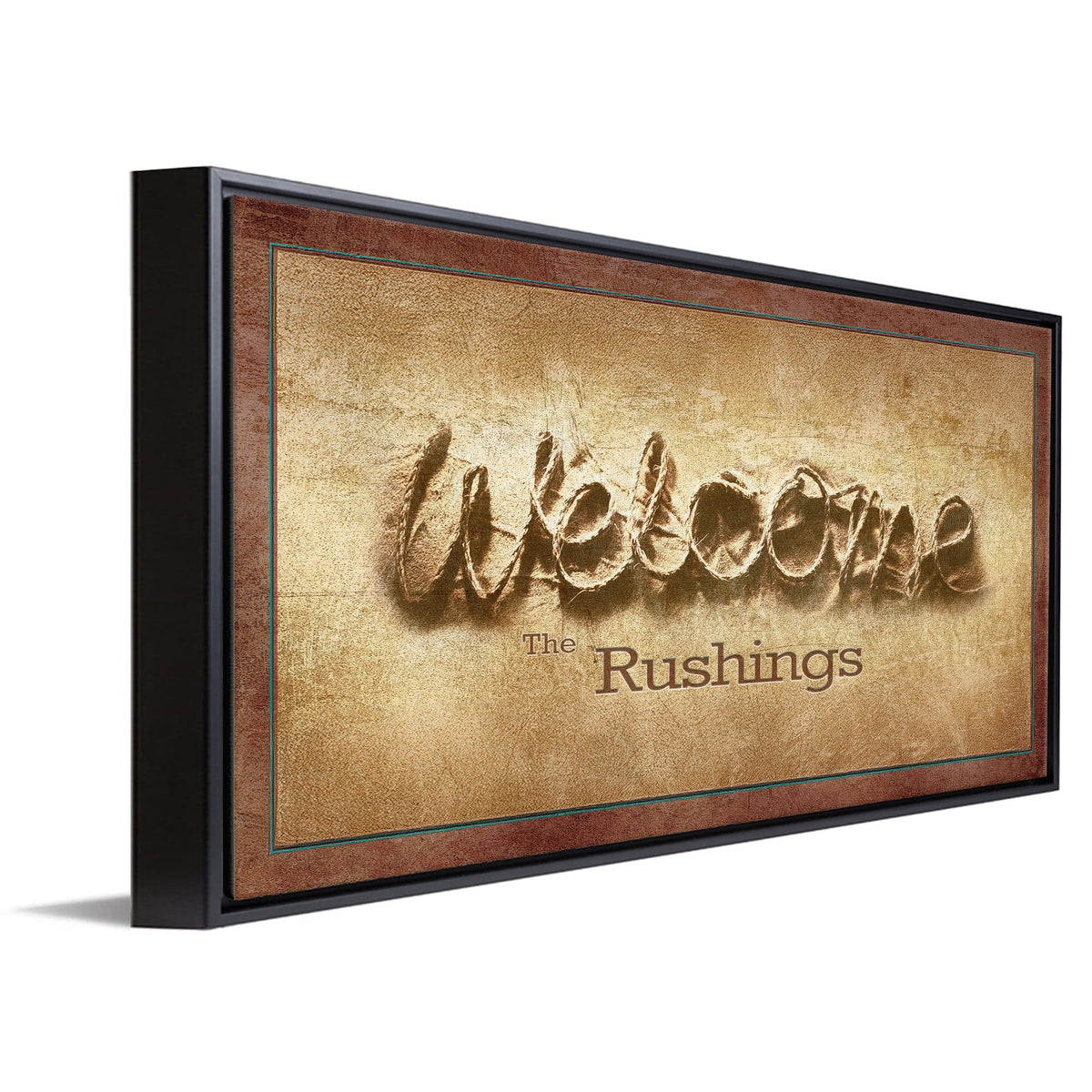 Personal-Prints art Welcome Rope Letters