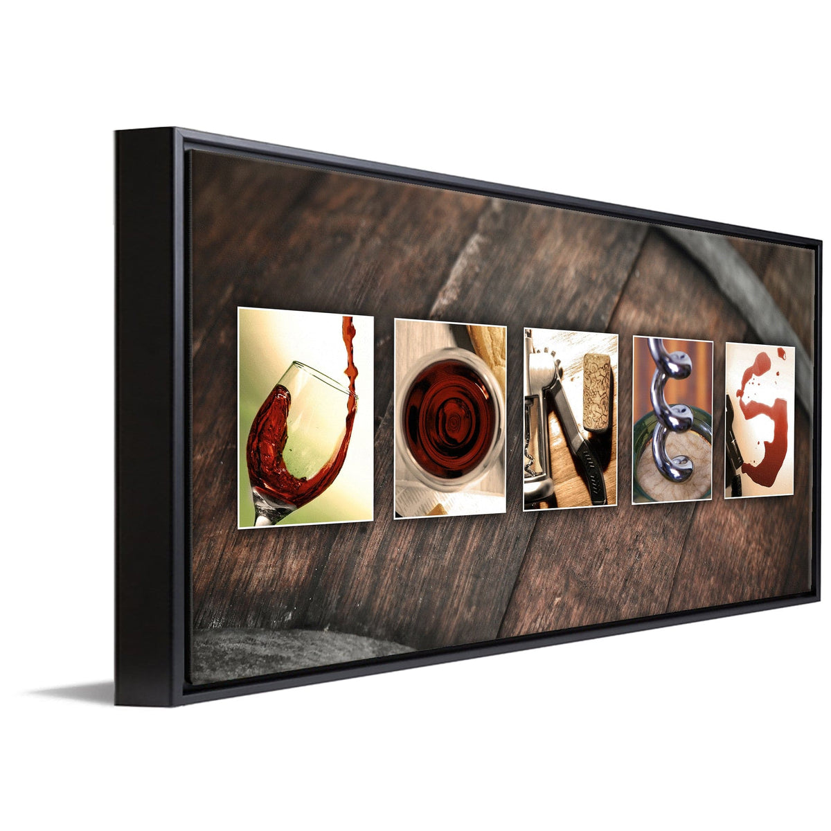 Personal-Prints art 16&quot;x32&quot; Float Framed Canvas Wine Name Art Print