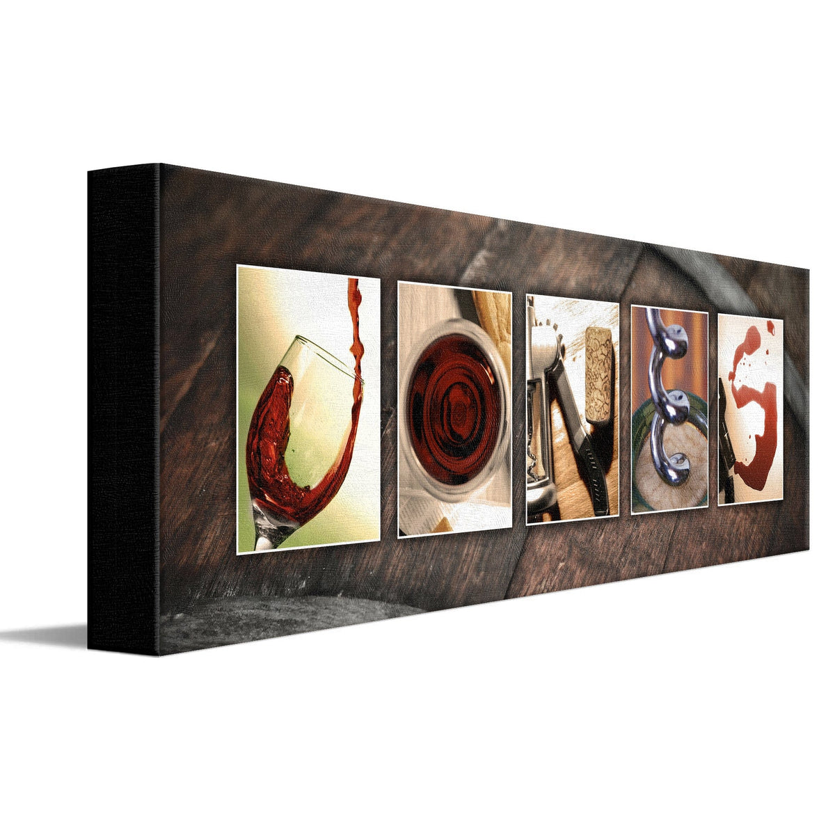 Personal-Prints art 6&quot;x18&quot; Stretched Canvas Wine Name Art Print