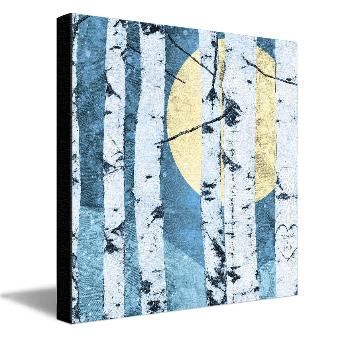 Personal-Prints art 16&quot;x16&quot; Stretched Canvas Woodland Connection
