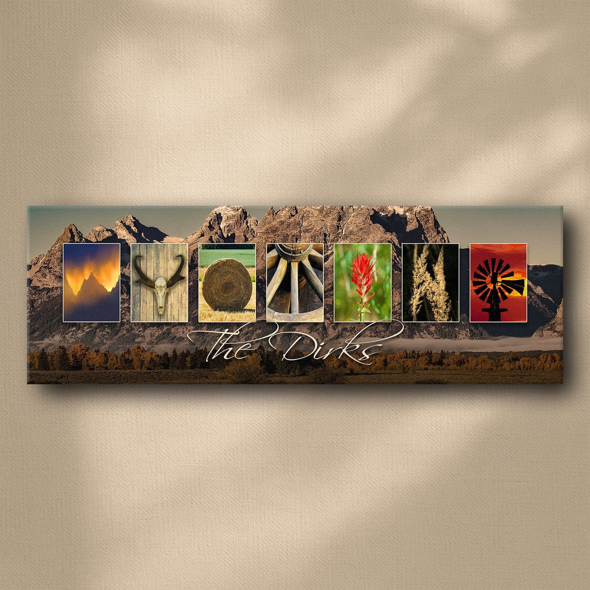 Personal-Prints art WYOMING - State Name Art