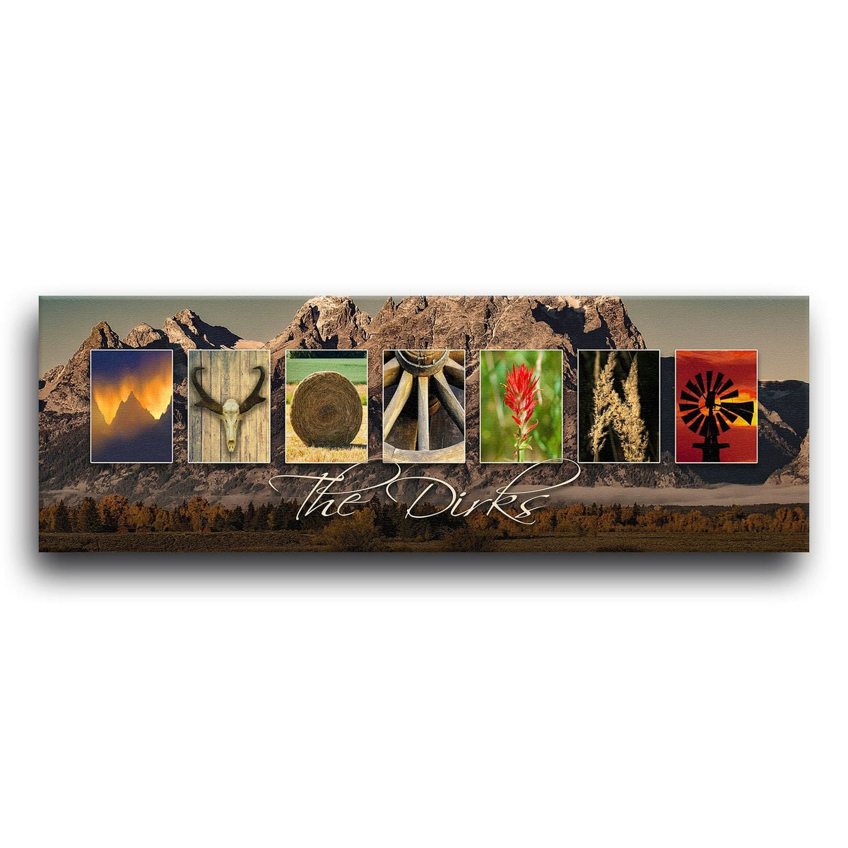 Personal-Prints art WYOMING - State Name Art