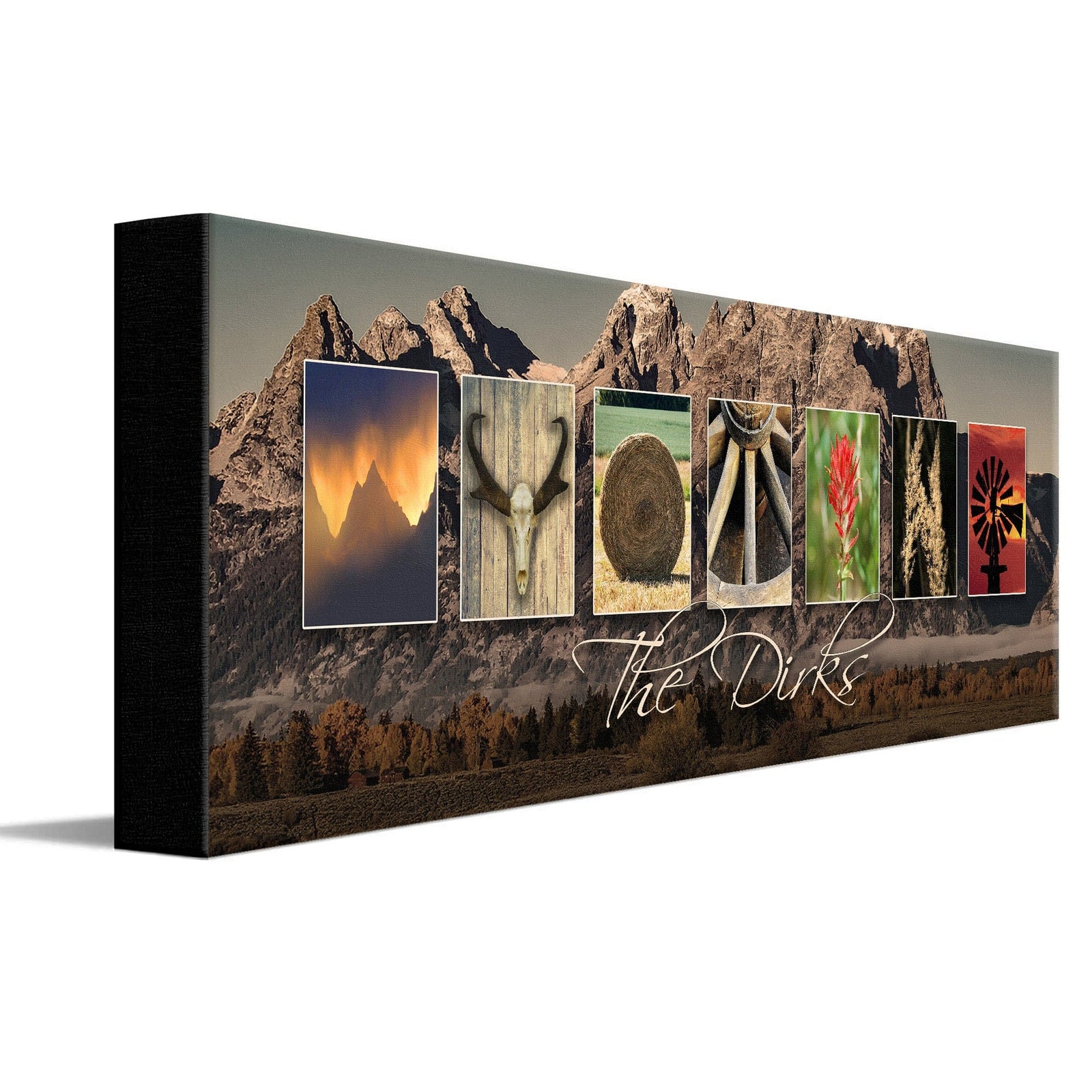 Personal-Prints art WYOMING - State Name Art