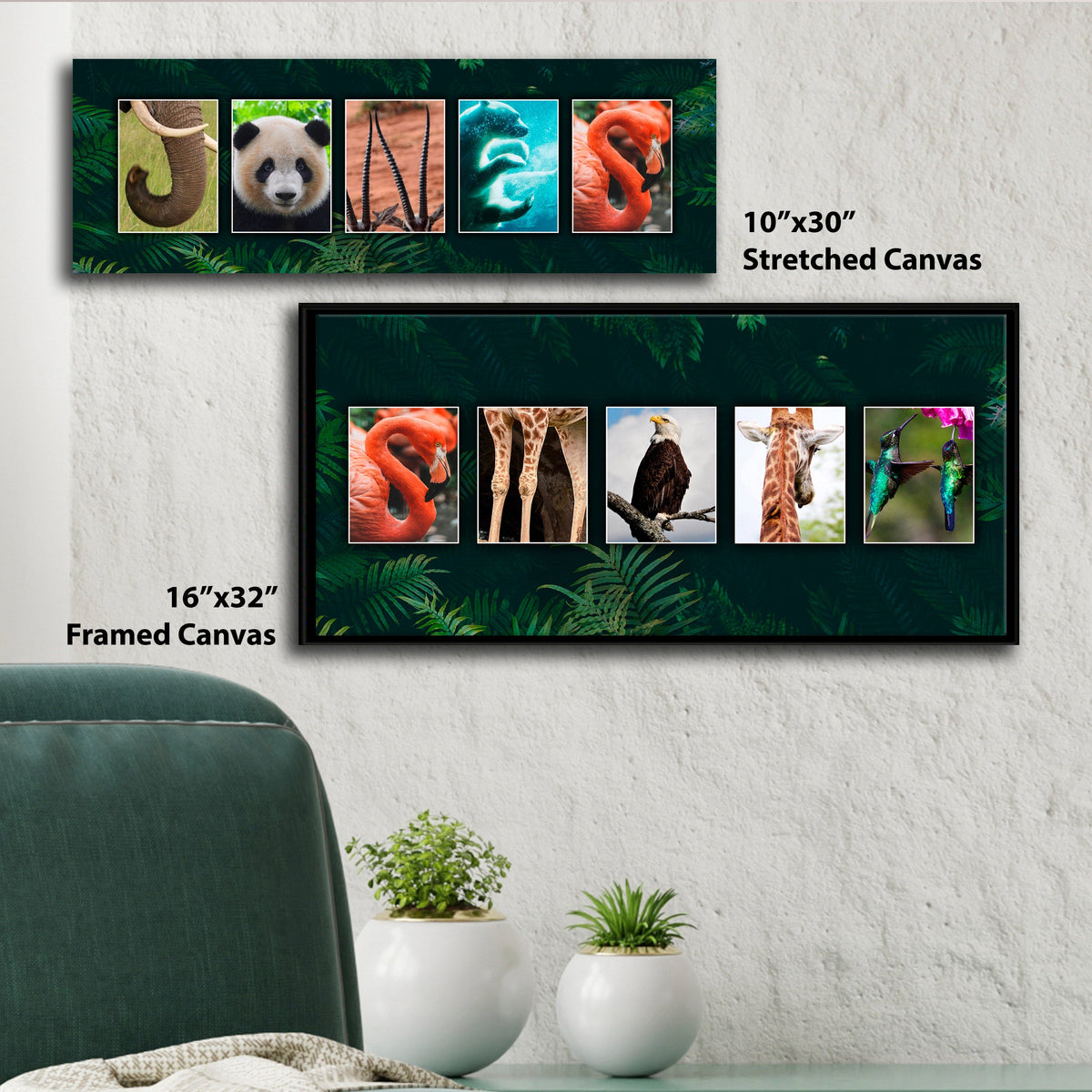 Personal-Prints art Zoo Animal Name Art Print