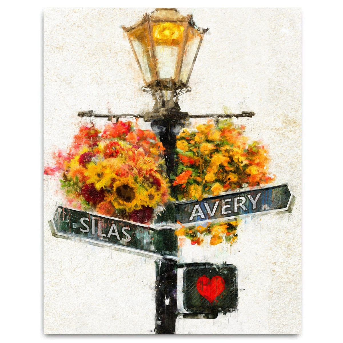 Personalized street sign romantic gift from Personal Prints