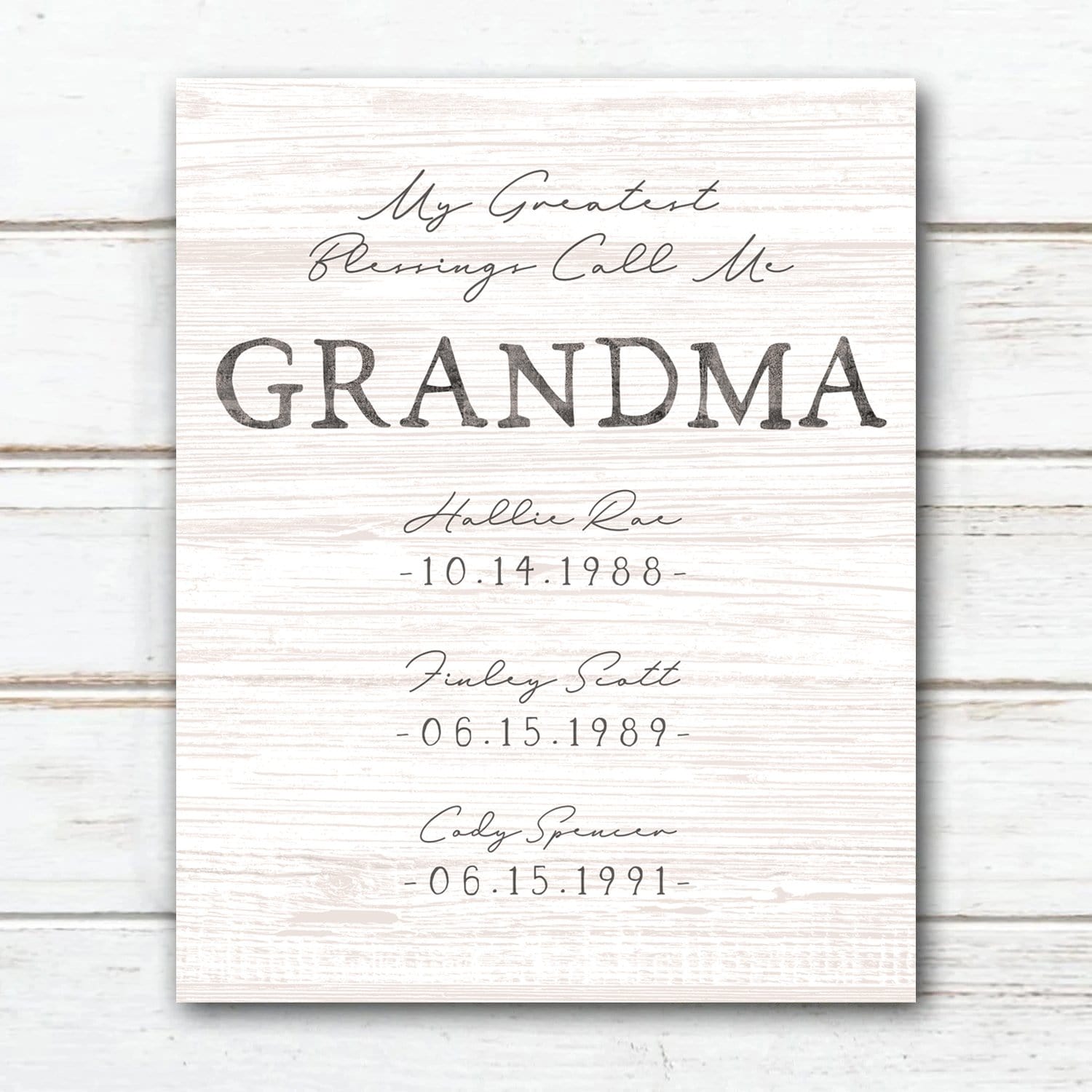 Greatest Blessings Call Me Grandma - PersonalPrints