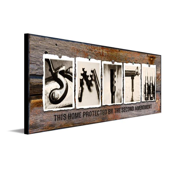 Vintage Firearm Guns Name Art Shop Personalized Name Art Personal