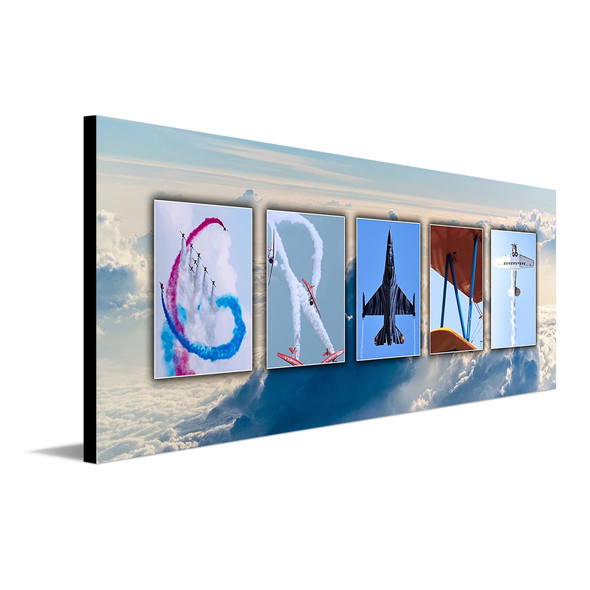 Personal-Prints’ Aviation & Airplane Personalized Name Art.