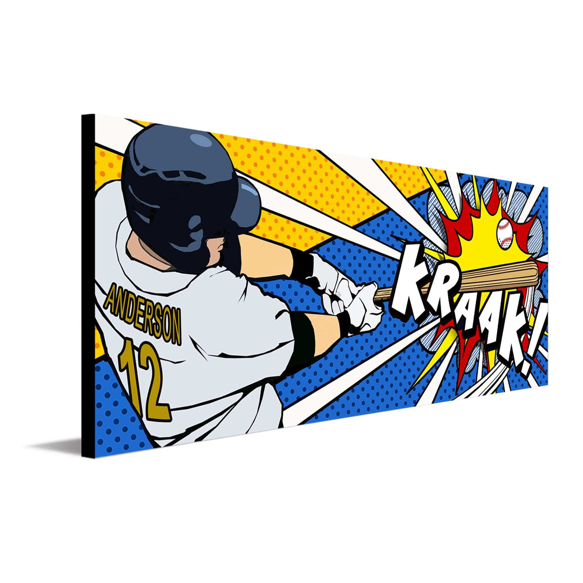 Personalized Baseball Gifts - Baseball Pop Art