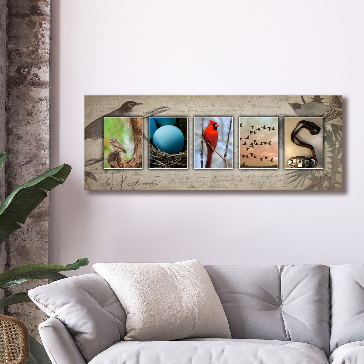 Personalized bird name art gift from Personal Prints