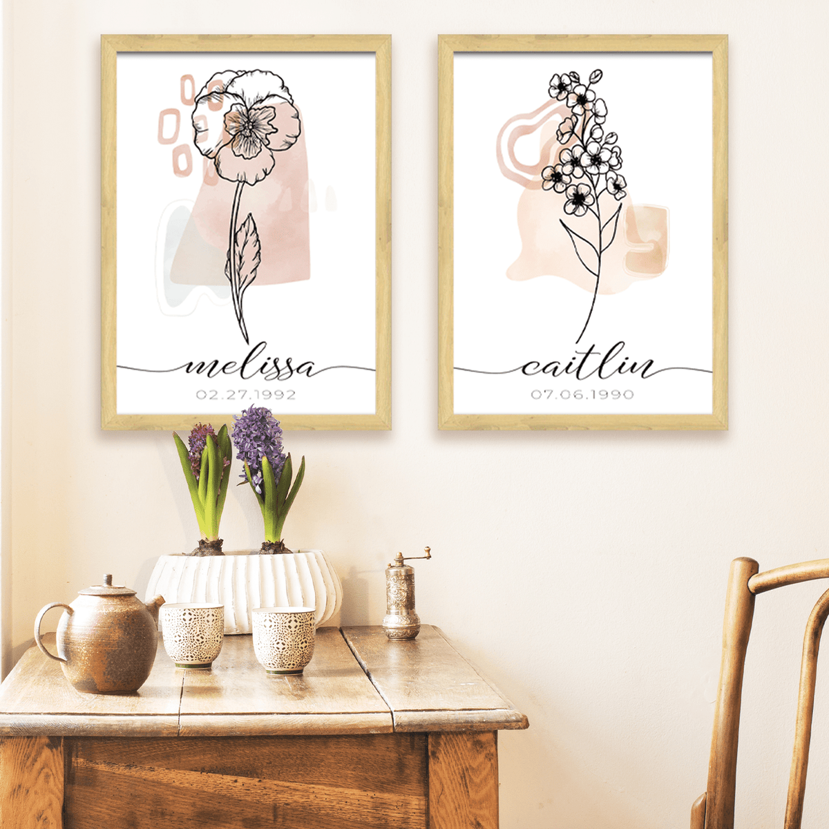 Elegant personalized art and personalized gifts from Personal Prints