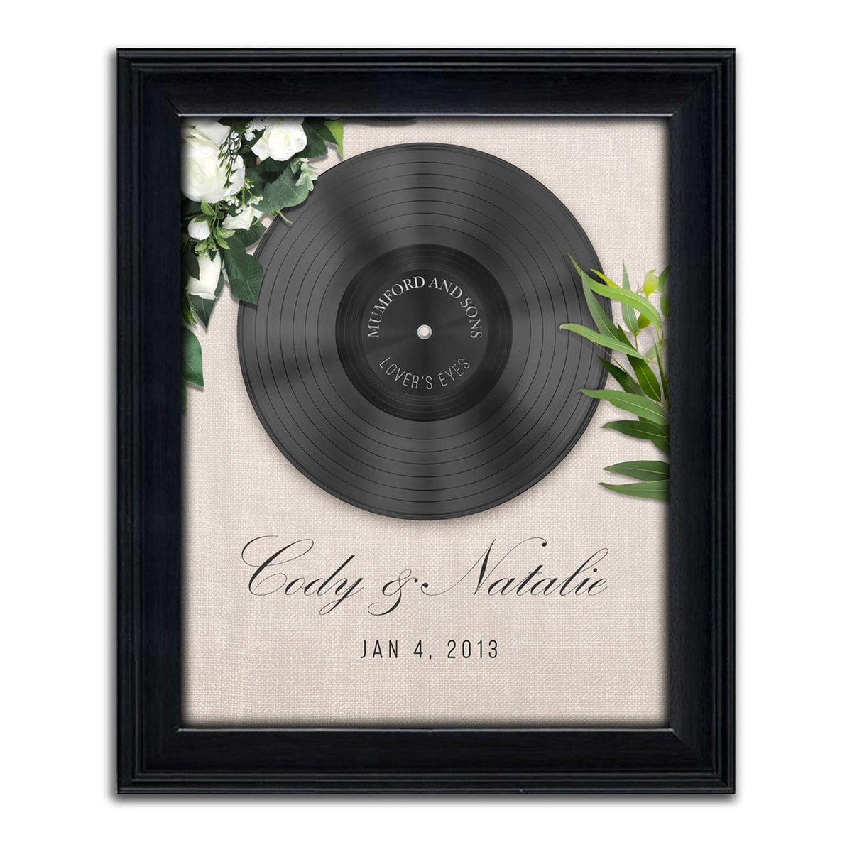 personalized wedding or anniversary gift with your song