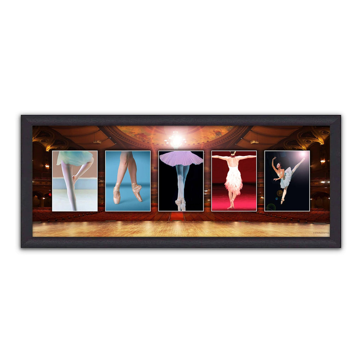 Personalized Dance Ballet Name Art - Framed Canvas