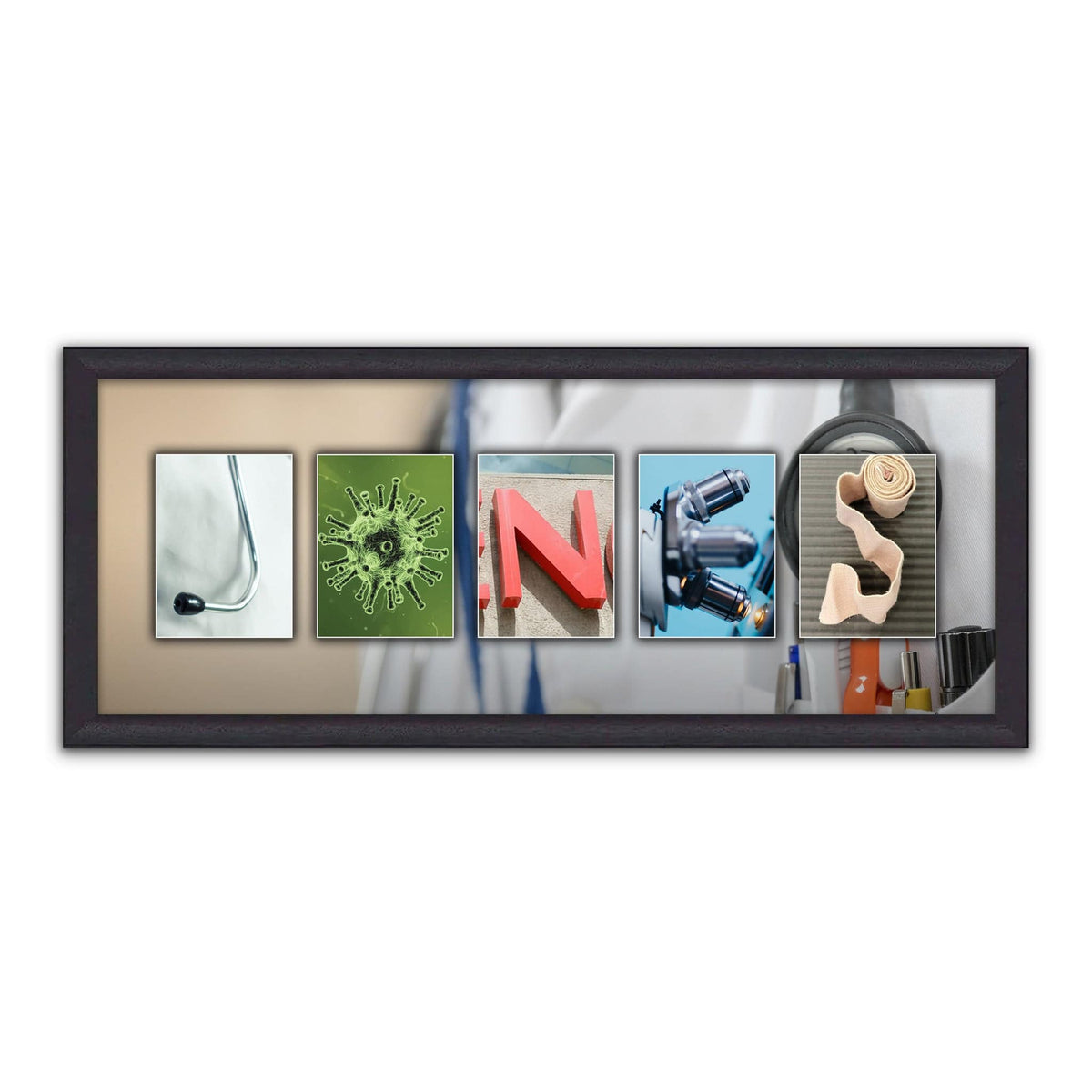Medical Name Art Personalized Gift for a Doctor or Nurse