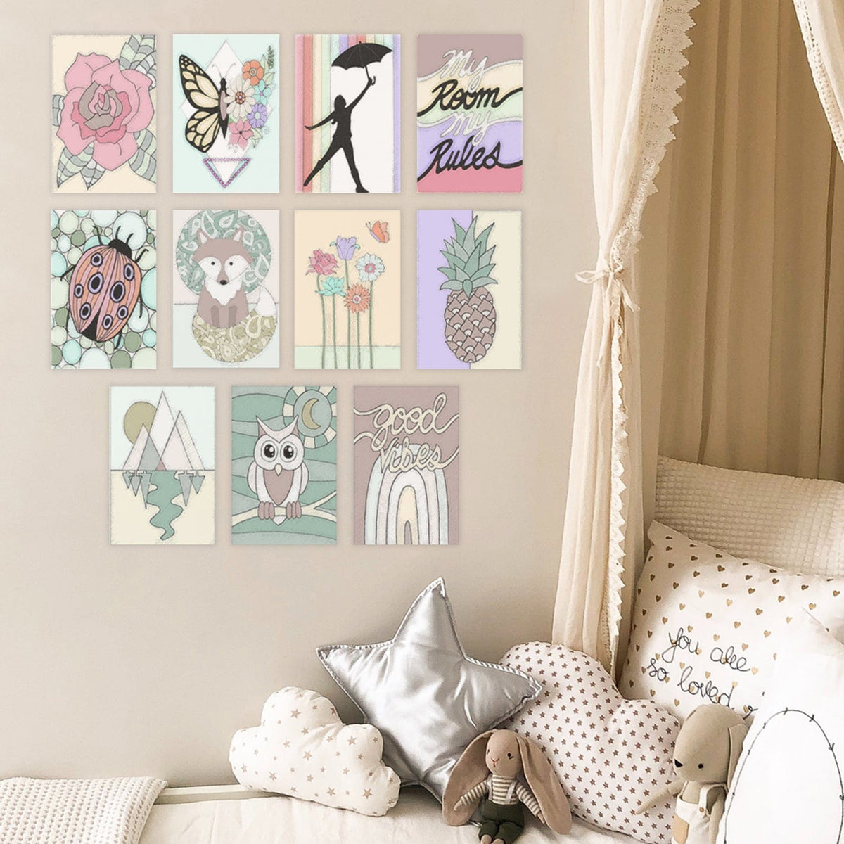 Create a personalized display for a teen girl&#39;s room