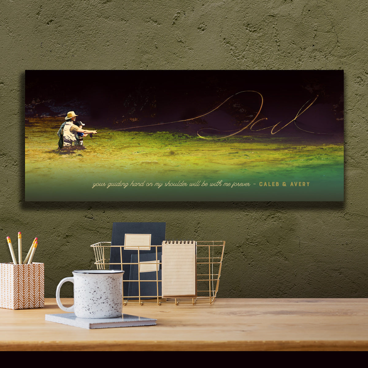 Fly FIshing Father&#39;s Day Personalized Lifestyle Office