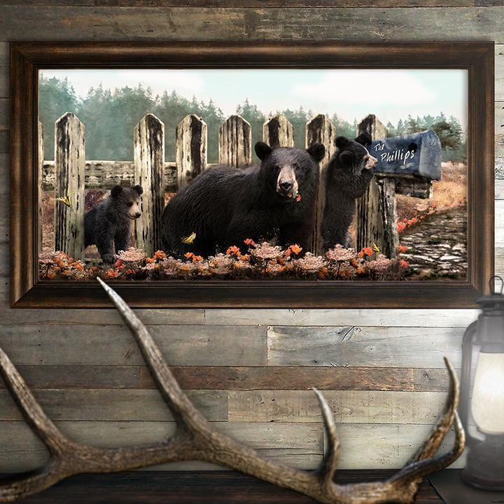 Black Bear Decor from Personal-Prints