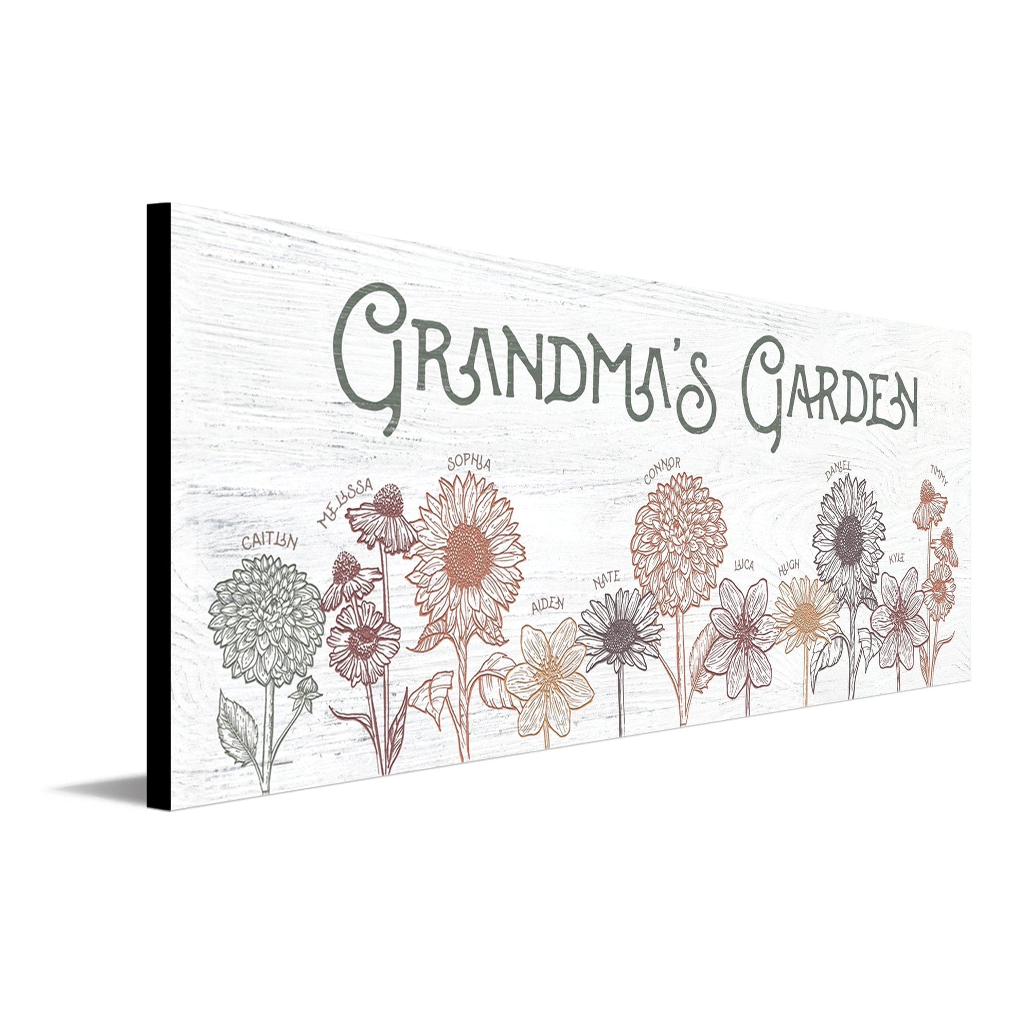 Grandma's Garden - Personalized gift for Grandparent from Personal Prints