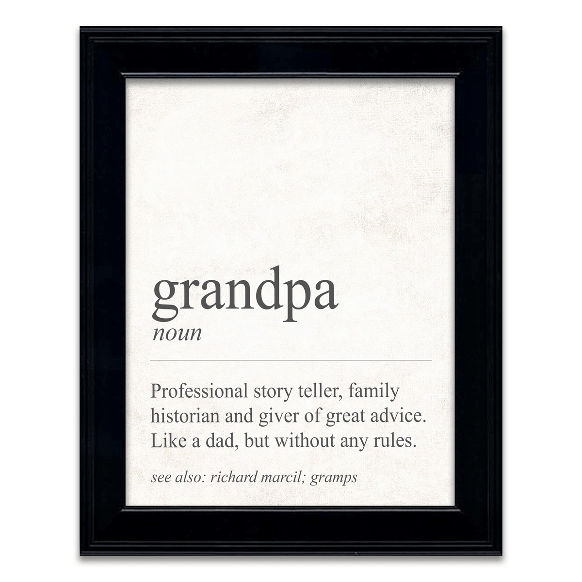 Personalized Grandpa gift from Personal Prints