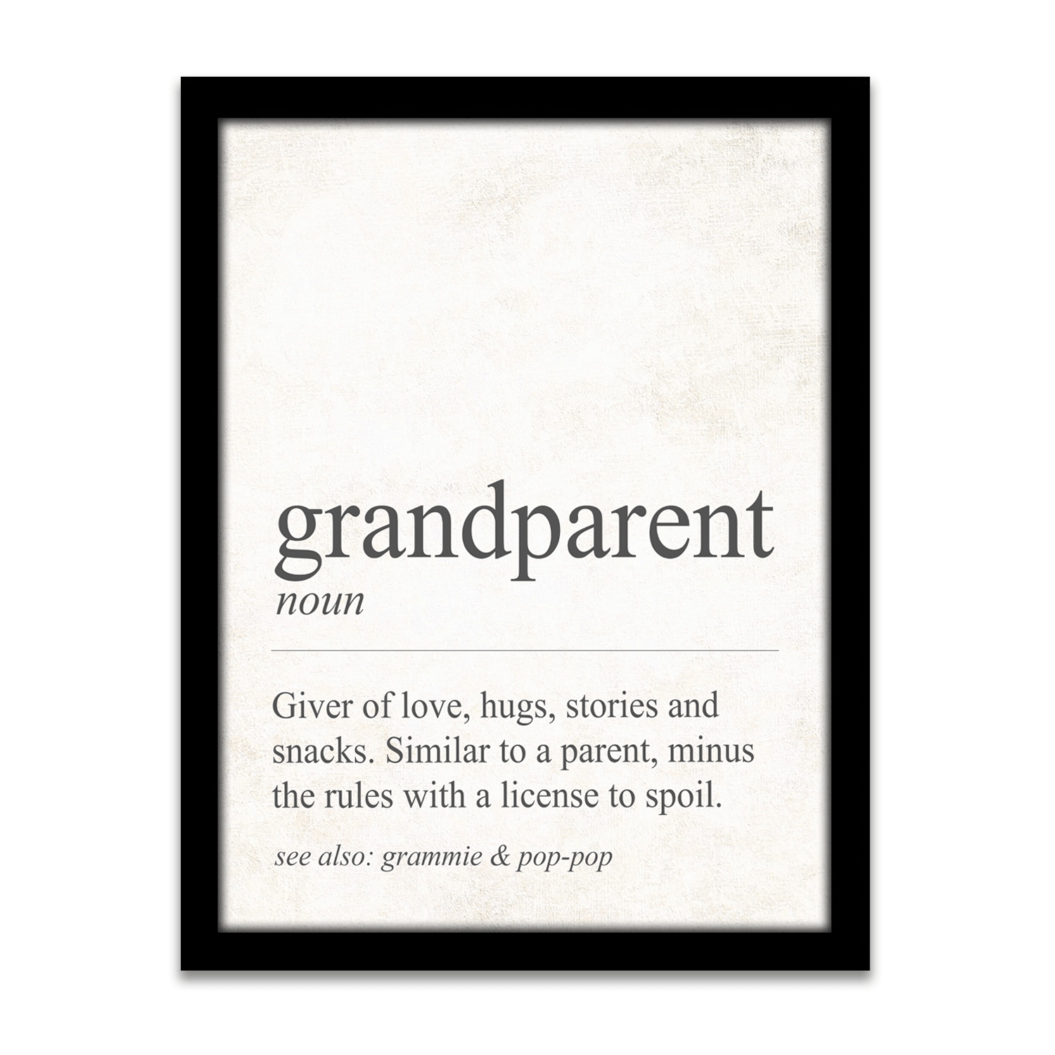 funny gift for grandparents - Personalized gift from Personal Prints