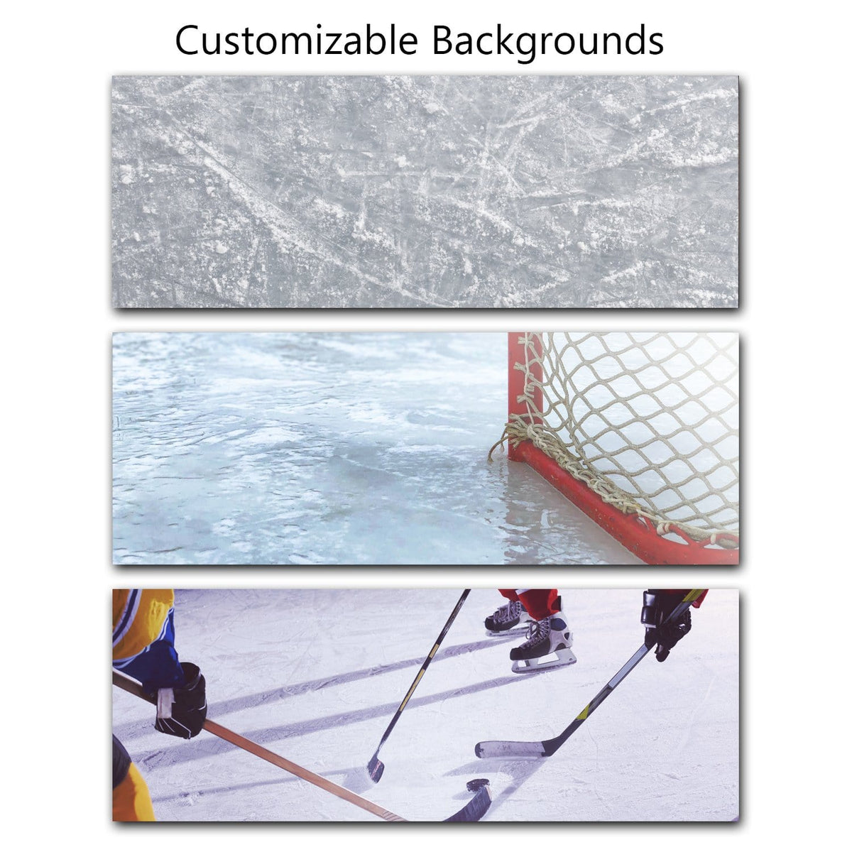 Customizable Hockey Backgrounds