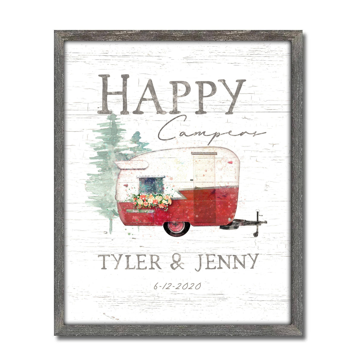 Wall Art Print Happy camper, Gifts & Merchandise