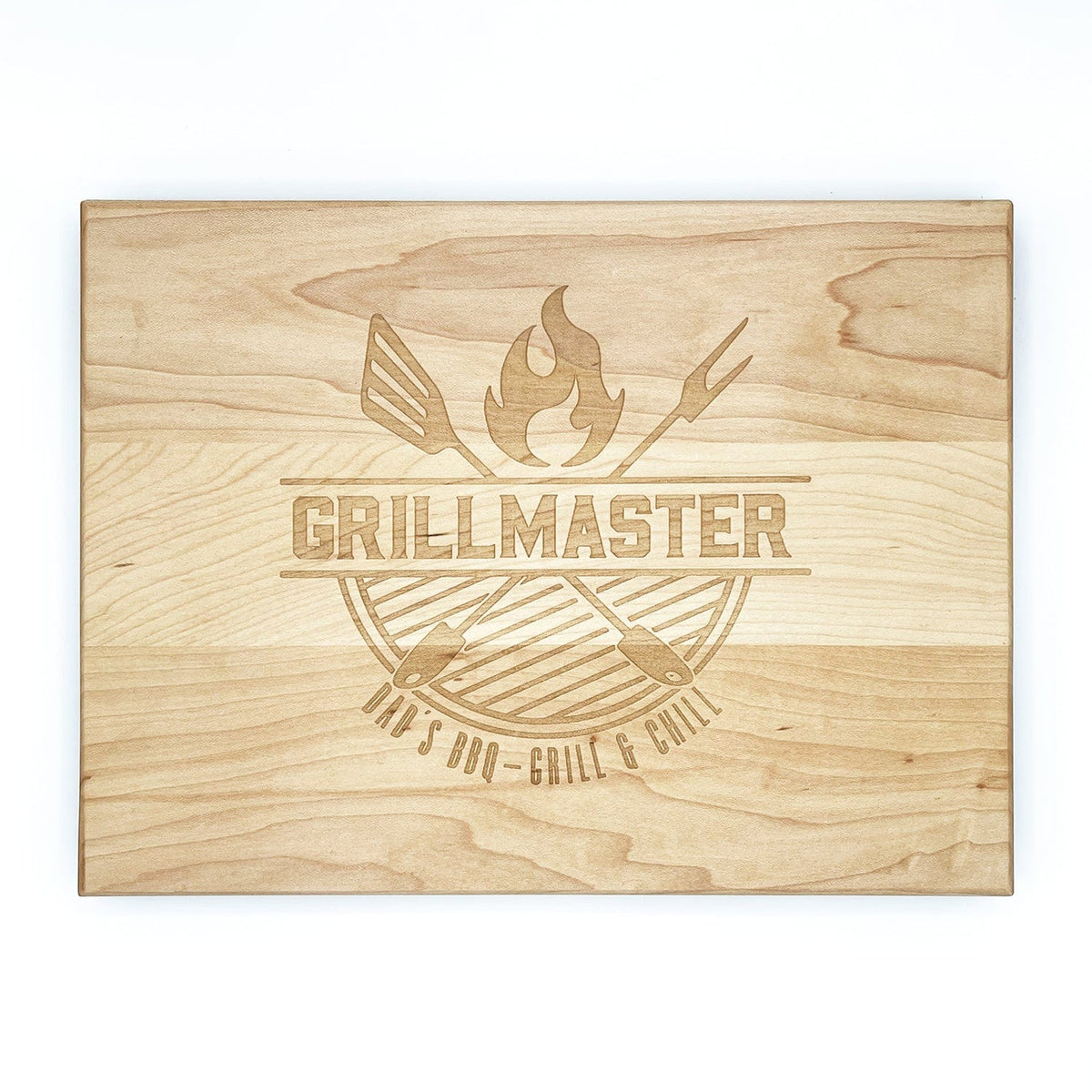 Personalized wood cutting board gift for dad - laser engraved gift with your personalization