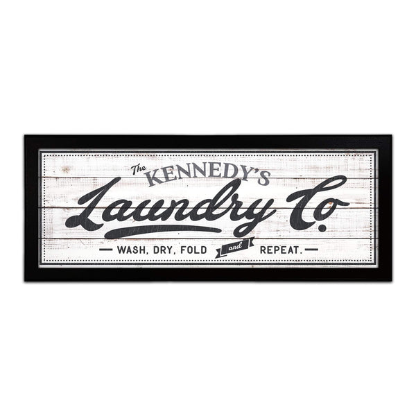 Personalized Vintage Sign - Laundry Company - Personal-Prints