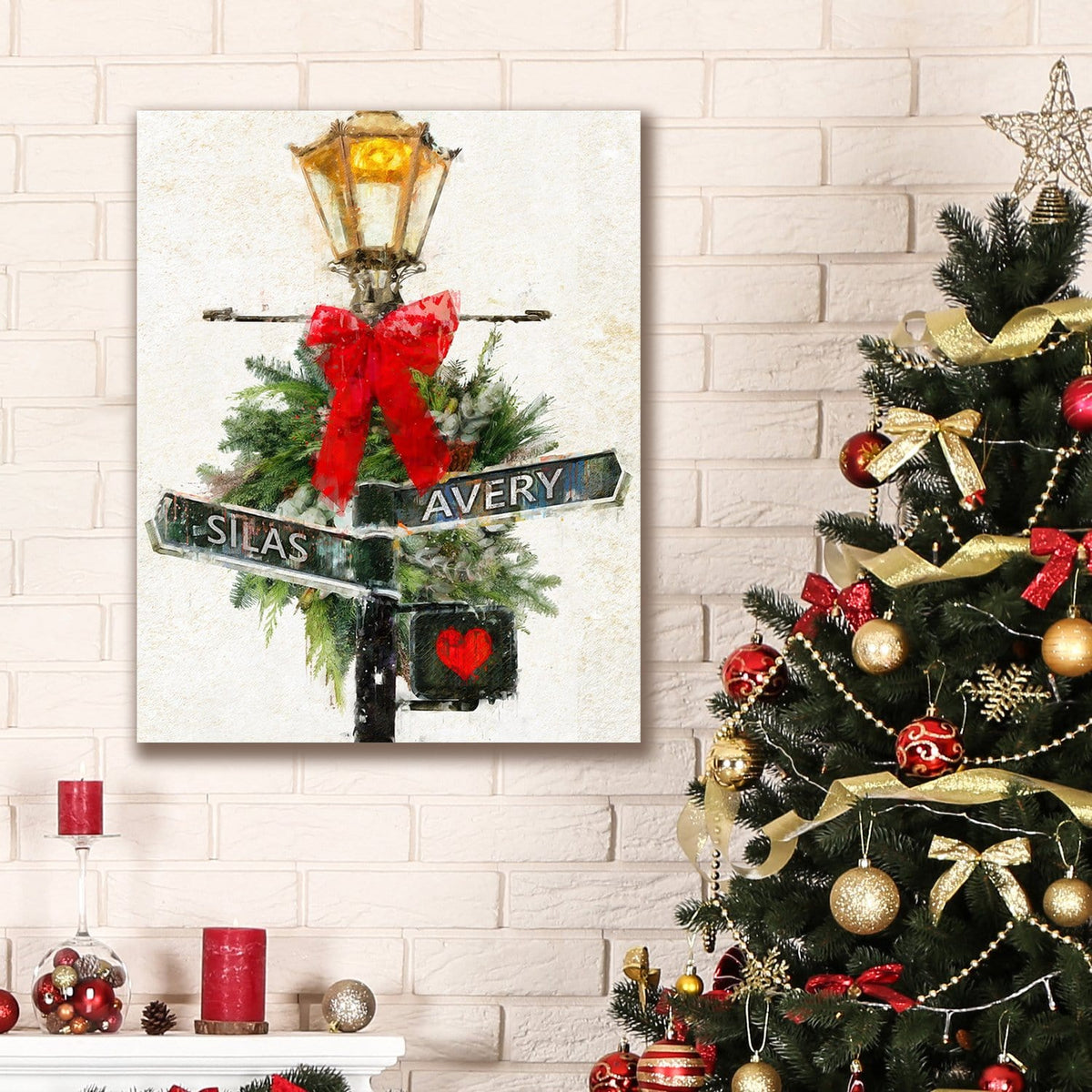 romantic Christmas decor - Personalized gifts from Personal Prints