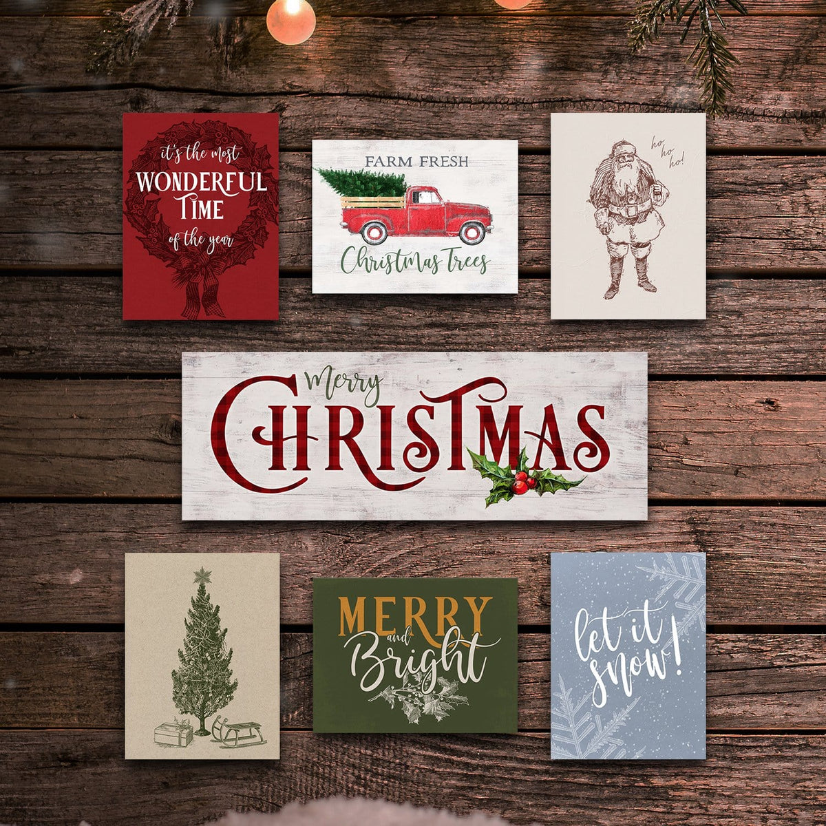 Christmas Wall display from Personal Prints