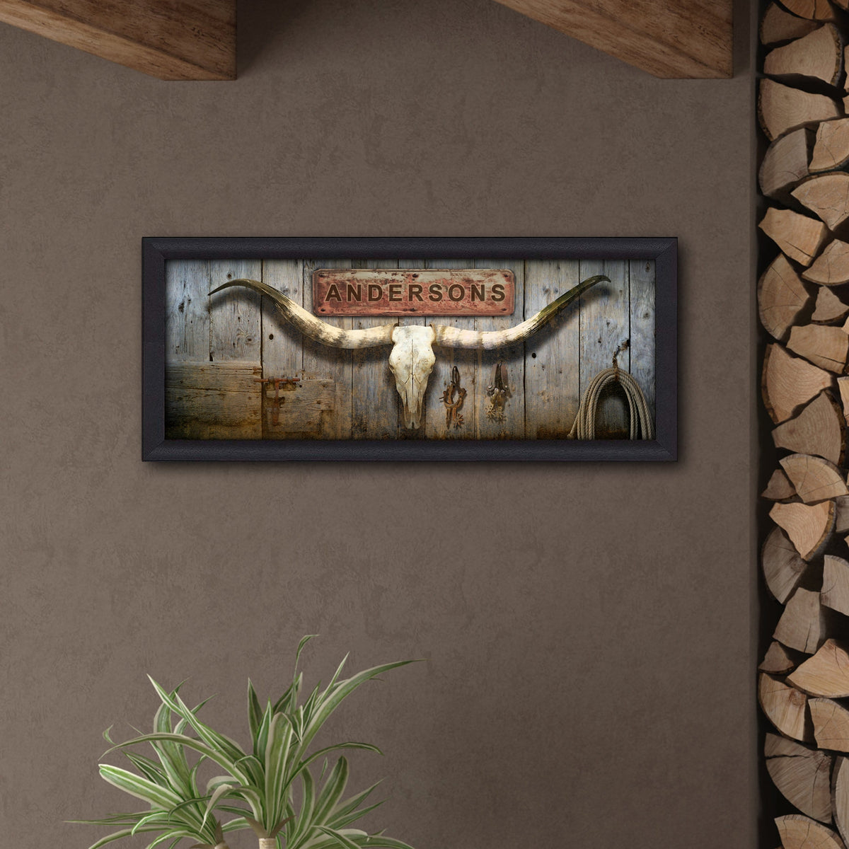 Personalized country gift and western decor from personal prints