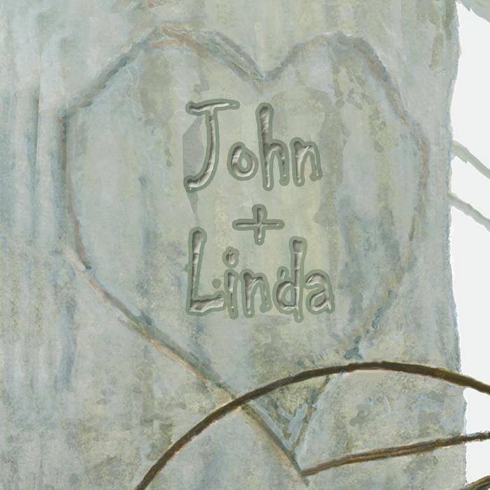 Love Is In The Air Personalized Art Detail