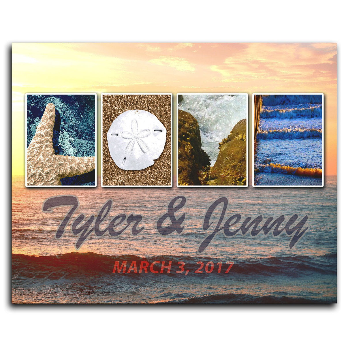 Ocean Beach Wall Decor - Personalized for you from Personal-Prints