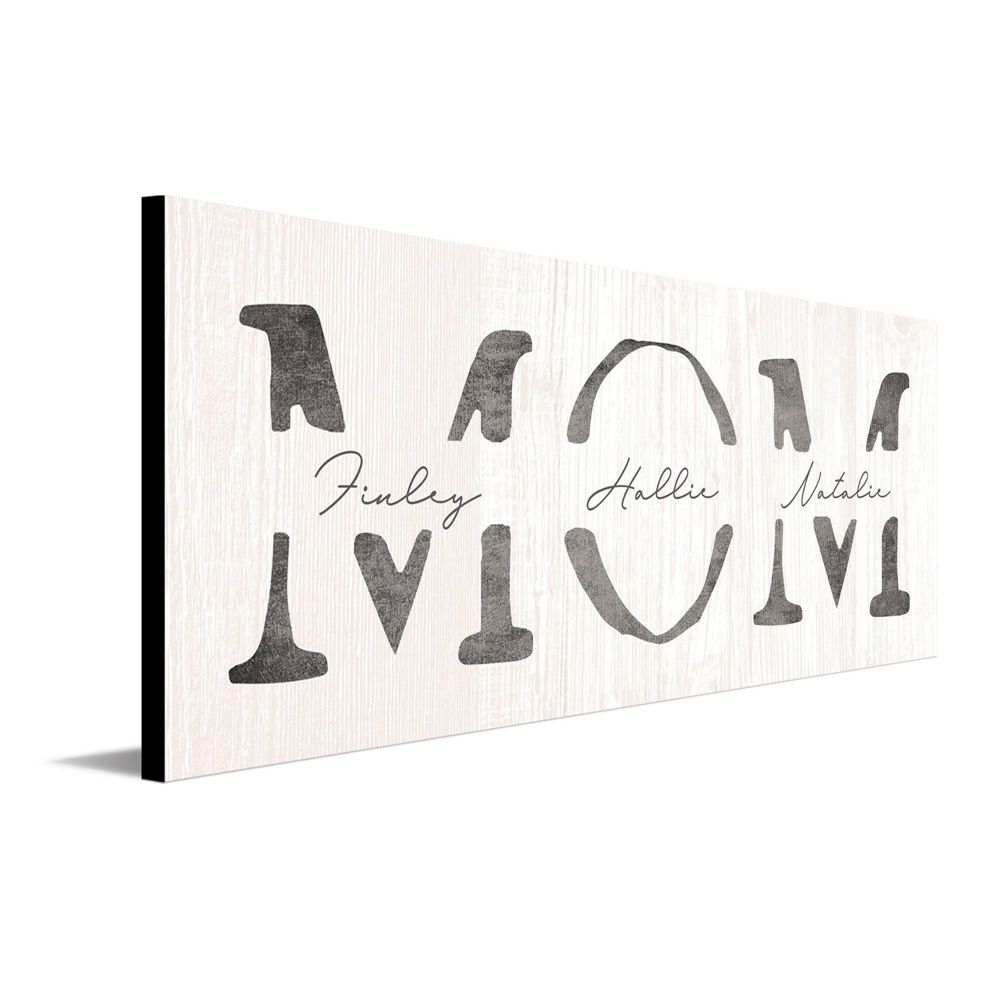 Gift for Mom - Sign Personalized with Kids Names