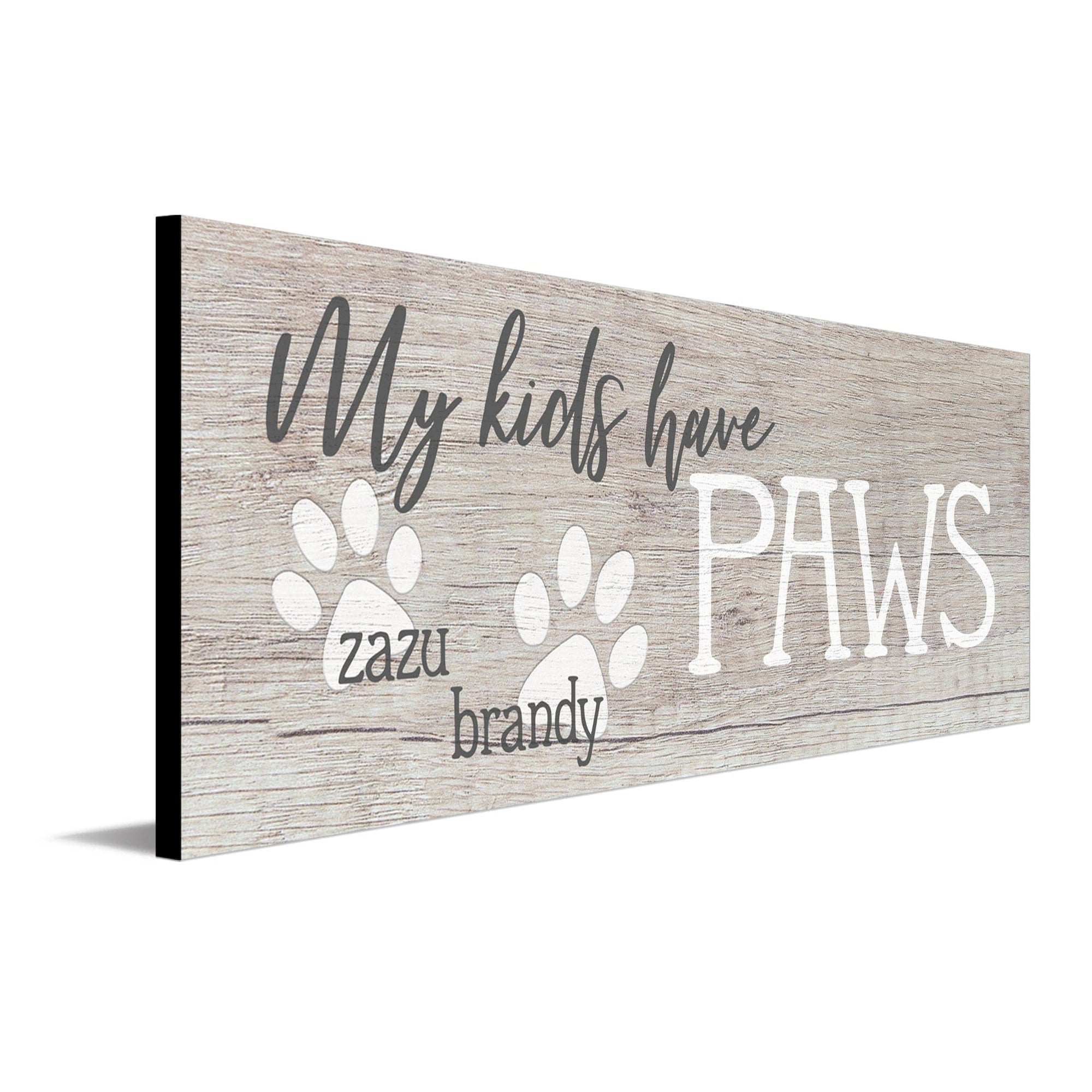 Personalized gift for pet parents - My kids have Paws