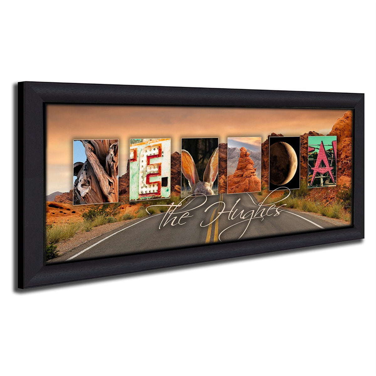 Nevada Photography Framed Canvas Art - Personalized Nevada Gift from Personal-Prints