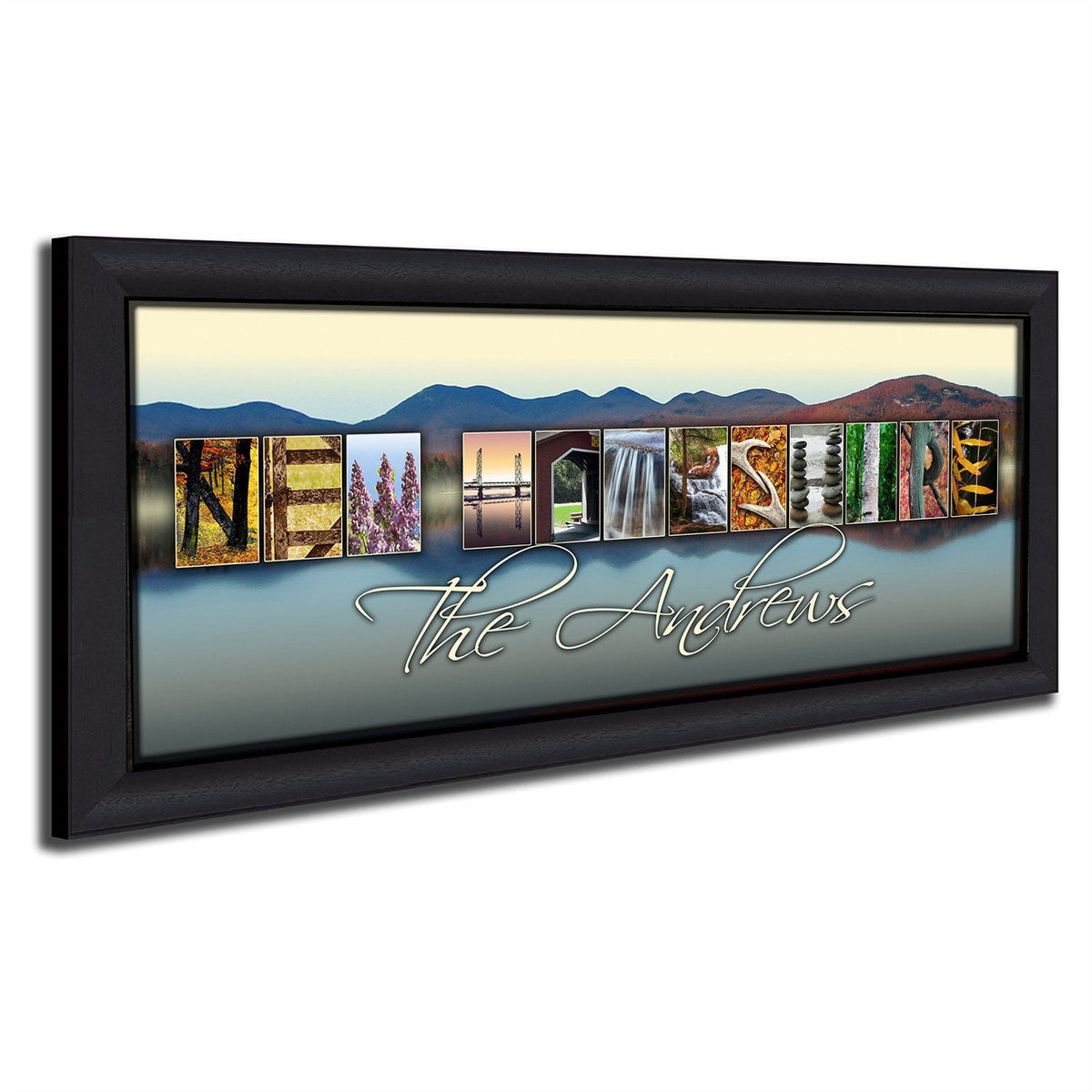 Framed Canvas New Hampshire Art Decor from Personal Prints