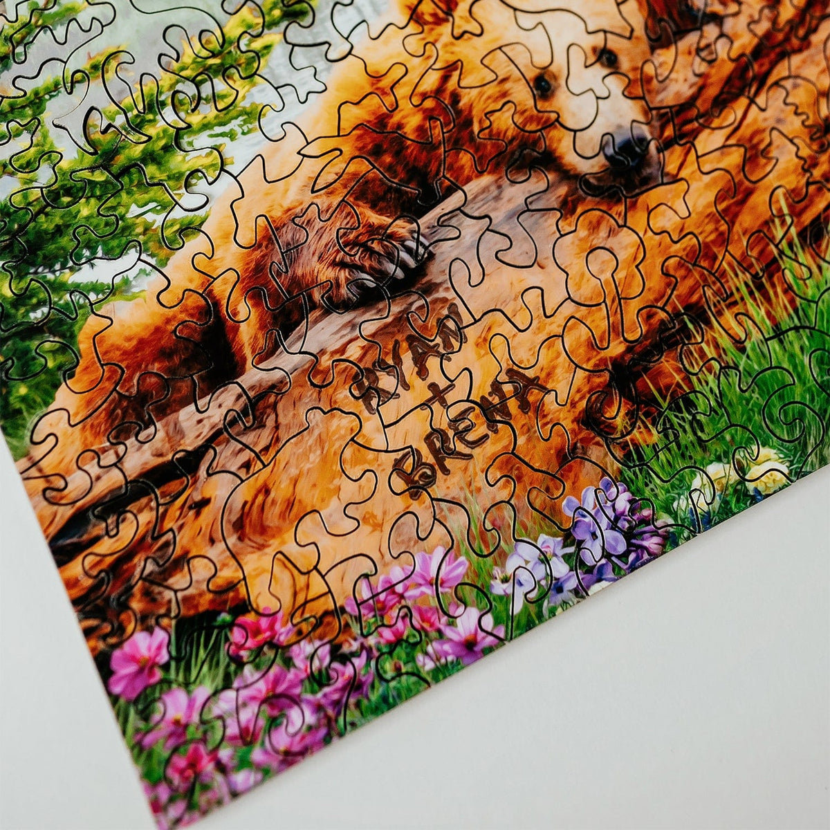 Personalized puzzle - detail of customization