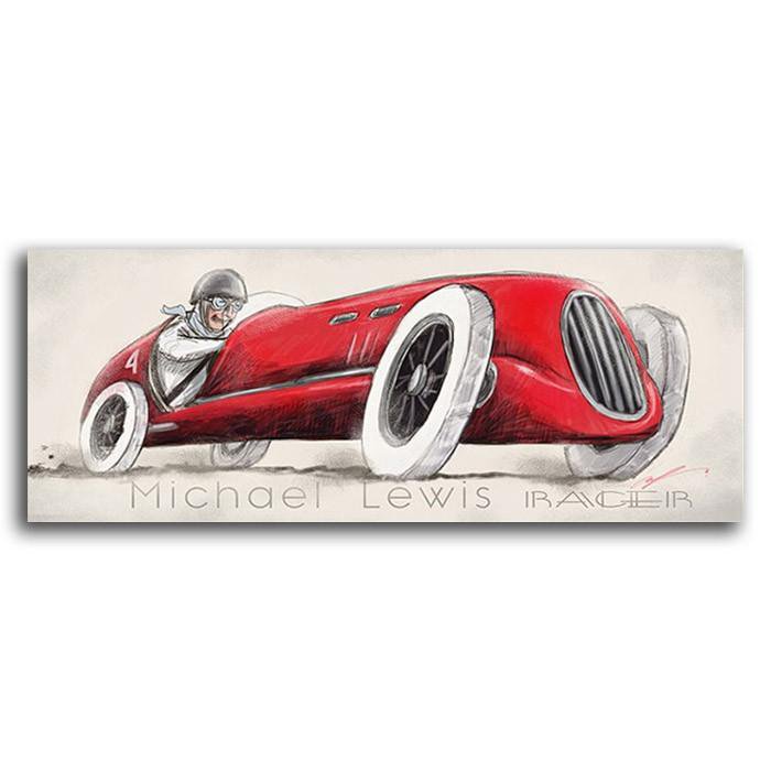 Kid&#39;s room decor - Personalized Vintage Race Car from Personal-Prints