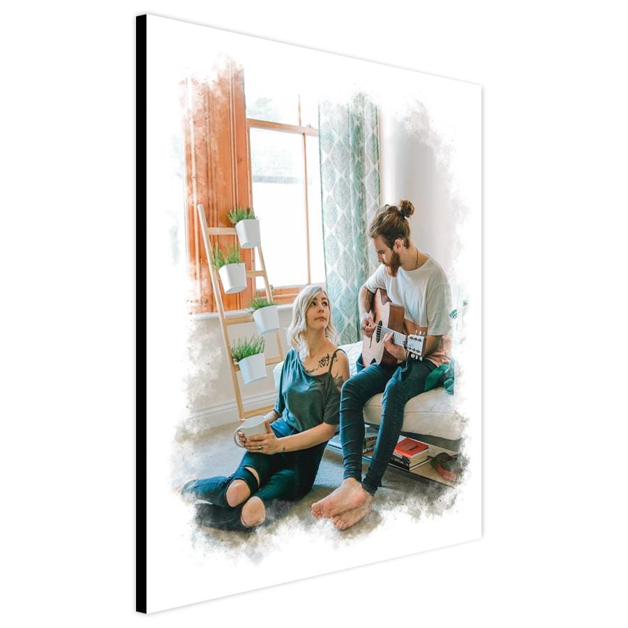 Turn your photo into a watercolor art portrait