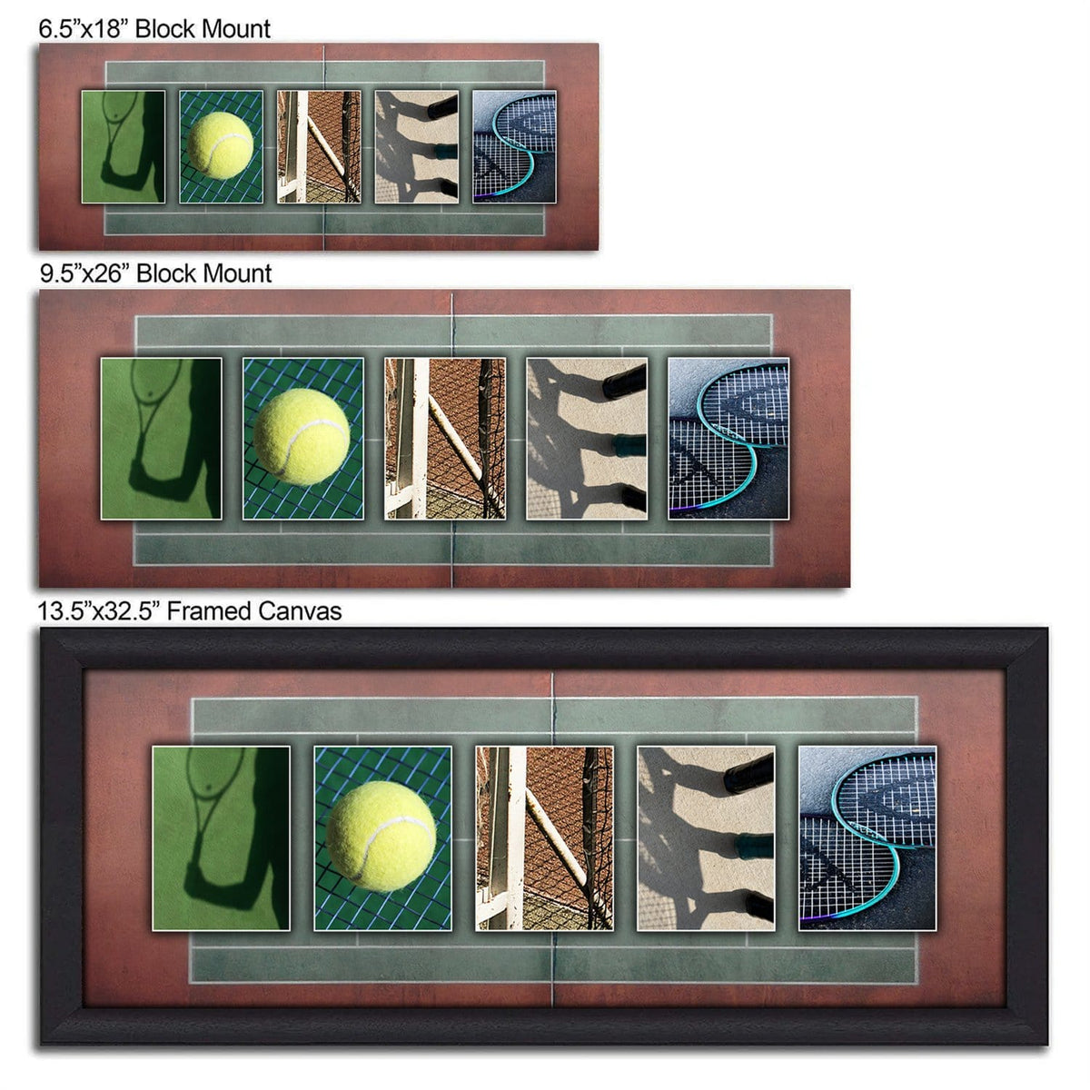 Personalized Tennis gifts from Personal Prints - Sizes available